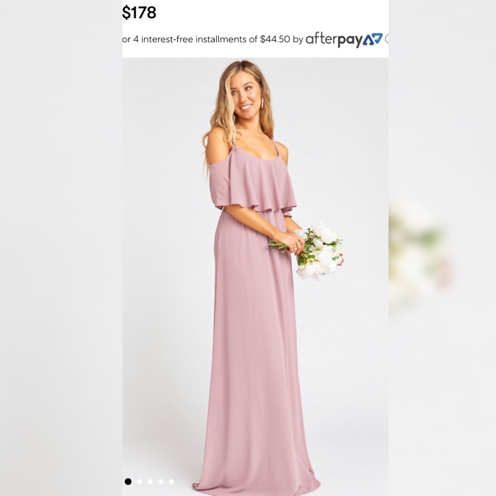 Show me your Mumu Caitlin ruffle maxi dress